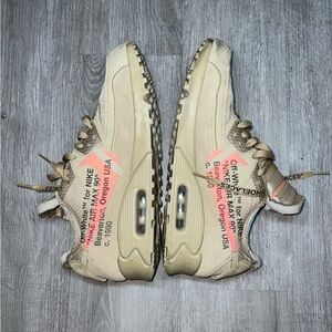 Nike Beige and Tan Air Max Sneakers